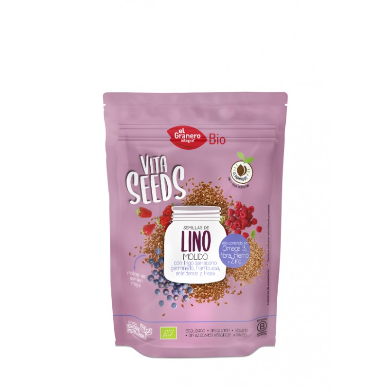 VITASEEDS LINO MOLIDOS TRIGO SARRACENO FRAMBUESA A