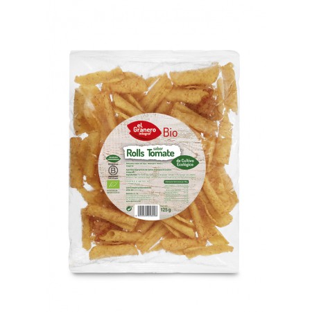 NACHOS BIOROLL'S CON TOMATE BIO 125 g