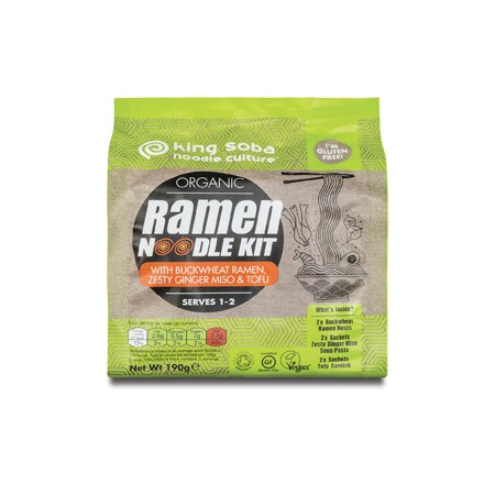 KIT DE NOODLES RAMEN DE TRIGO SARRACENO