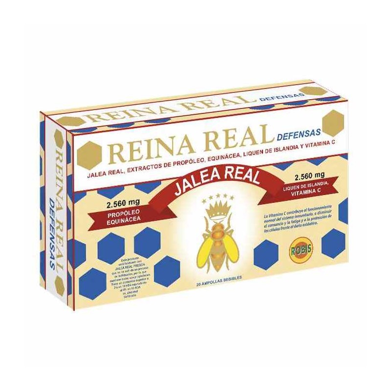 REINA REAL DEFENSAS 20 ampollas
