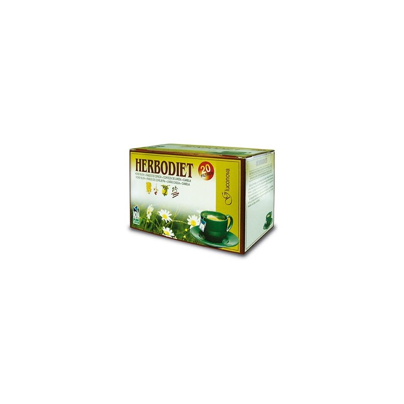 HERBODIET GLUCONOVA 20 filtros