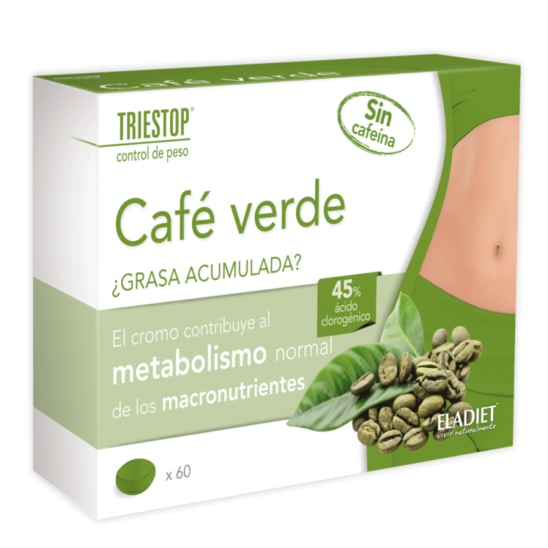 TRIESTOP CAFE VERDE SIN CAFEINA 60 comp