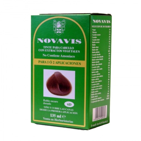 6D NOVAVIS RUBIO OSCURO DORADO