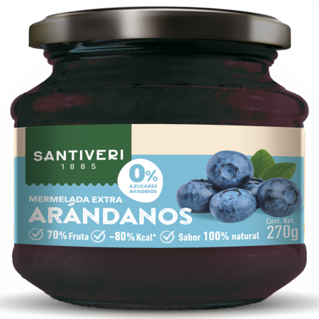 MERMELADA ARANDANO 0% AZUCARES 270 g