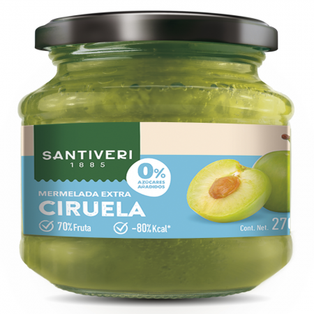 MERMELADA CIRUELA 0% AZUCARES 270 g