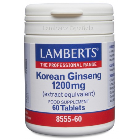 GINSENG KOREANO 60 tabletas