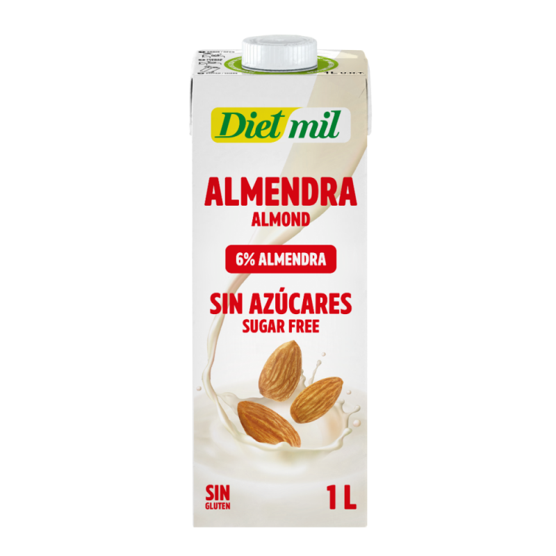 DIETMIL ALMENDRA INTENSE SUGAR-FREE 1 litro