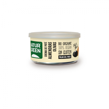 CREMA DE PATÉ ALMENDRAS OLIVAS BIO 130 g