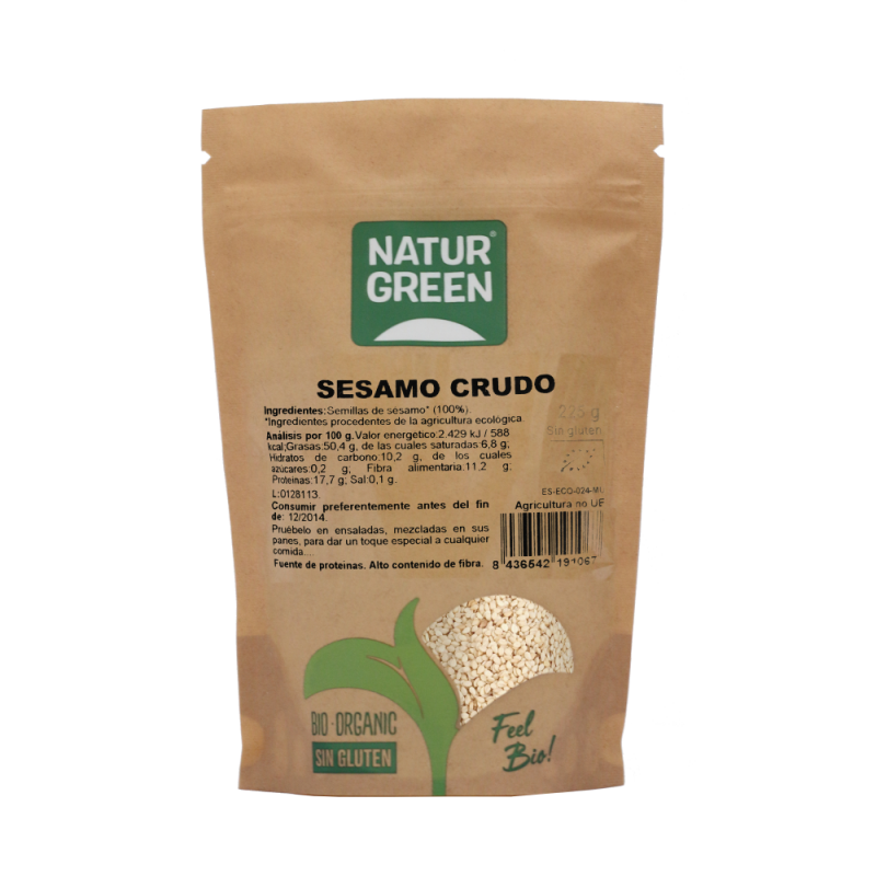 SESAMO CRUDO BIO 225 g