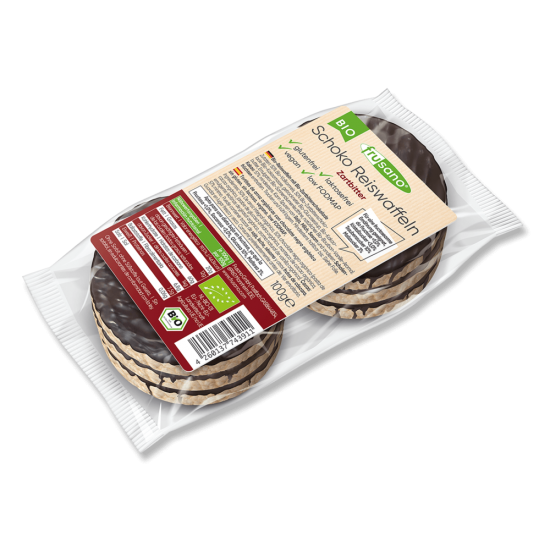 TORTITAS ARROZ ORGANICAS CON CHOCOLATE NEGRO 100 g