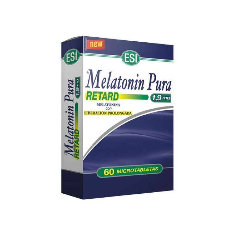 MELATONIN RETARD  PURA 1,9 mg 60 Mtabletas