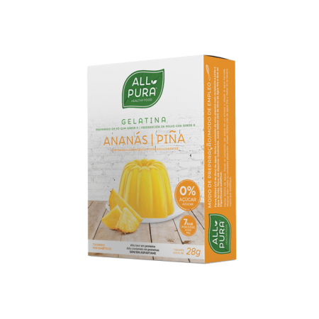 GELATINA PIÑA ZERO 28 g