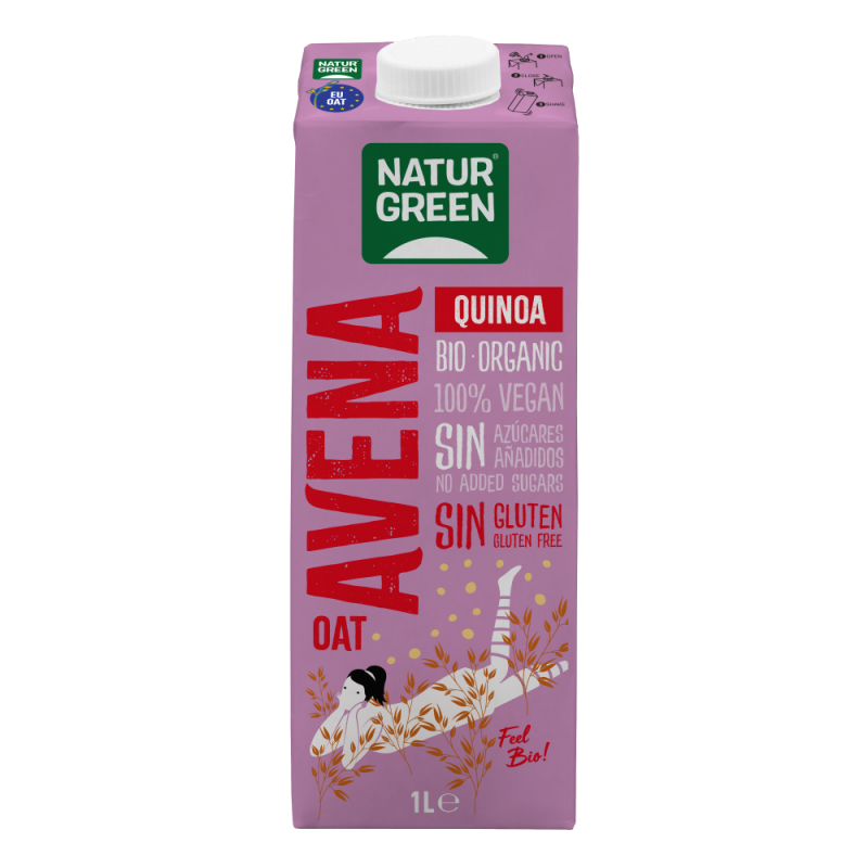 BEBIDA AVENA QUINOA BIO (SIN GLUTEN) 1litro S/A