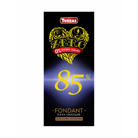ZERO CHOCOLATE 85 % CACAO 100 g