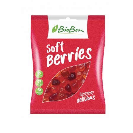 CARAMELOS DE GOMA SABOR FRUTAS DEL BOSQUE BIO 100