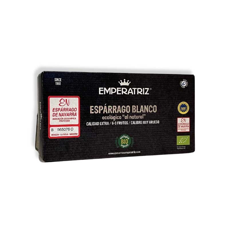 Esparragos blancos gruesos 6-8 frutos Bio lata 390g Emperatriz | Di...