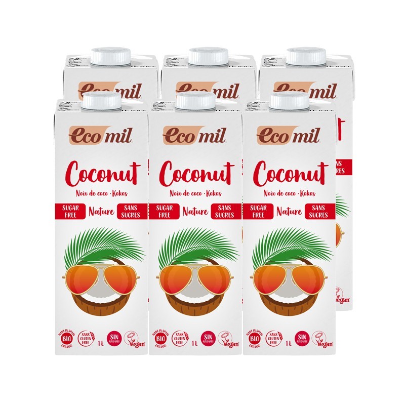 ECOMIL COCONUT NATURE BIO S/ AZUCARES 1 litro