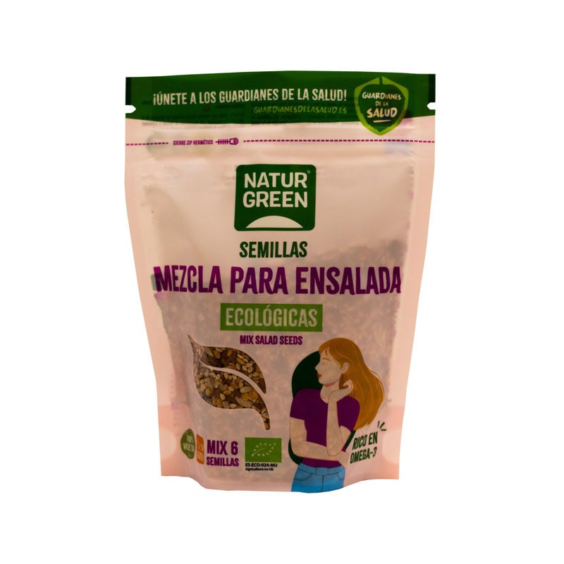 Mezcla 6 Semillas Ensaladas bio 200g Naturgreen | Dietisur