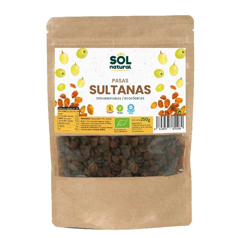 PASAS SULTANAS BIO 250 g