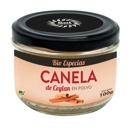 CANELA DE CEYLAN EN POLVO BIO 100 g