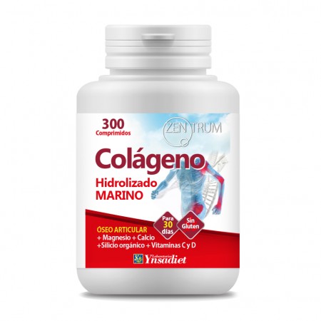 ZENTRUM COLAGENO HIDROLIZADO MARINO 300 comp