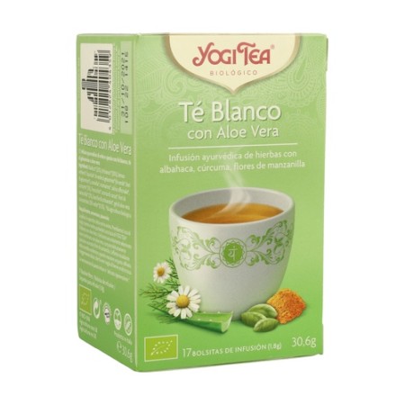 Yogi Tea Te Blanco Aloe Vera 17 b. BIO