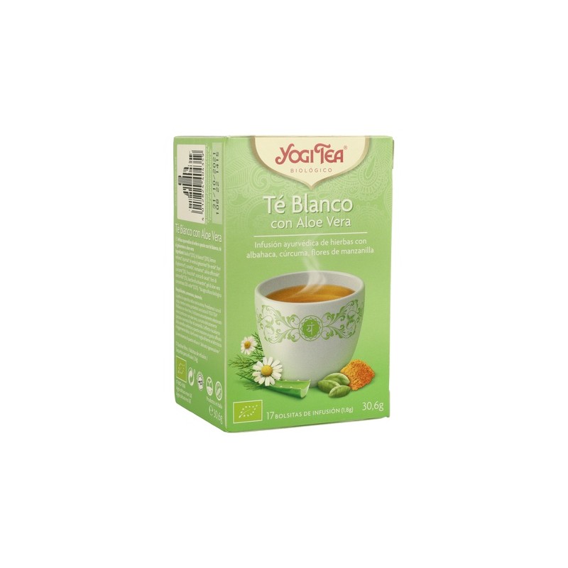 Yogi Tea Te Blanco Aloe Vera 17 b. BIO