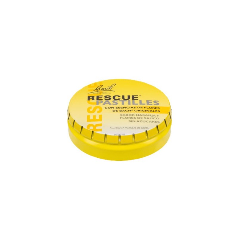 RESCUE PASTILLAS NARANJ/SAUCO 50 g LATA