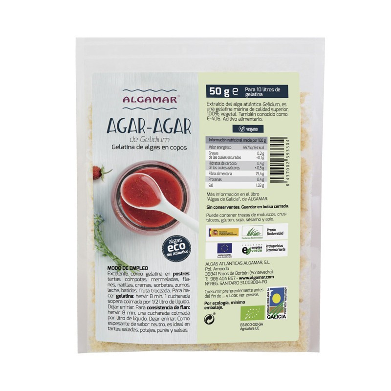 AGAR-AGAR EN COPOS 50 g