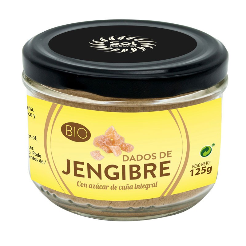 DADOS DE JENGIBRE BIO 125 g