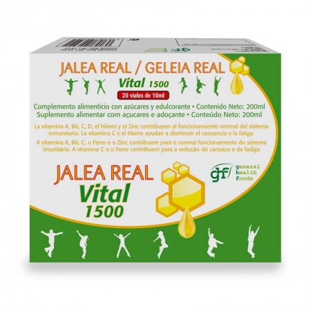 JALEA REAL VITAL 1500 20 viales de 10 ml