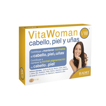 VITAWOMAN CABELLO PIEL Y UÑAS 30 Comp