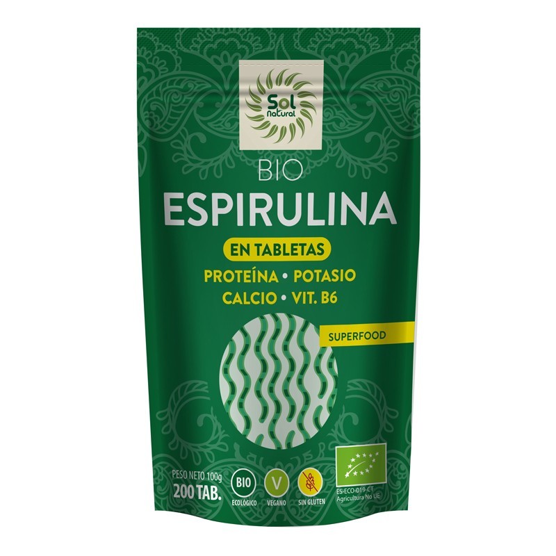 ESPIRULINA EN tabletas BIO 200 tabletas
