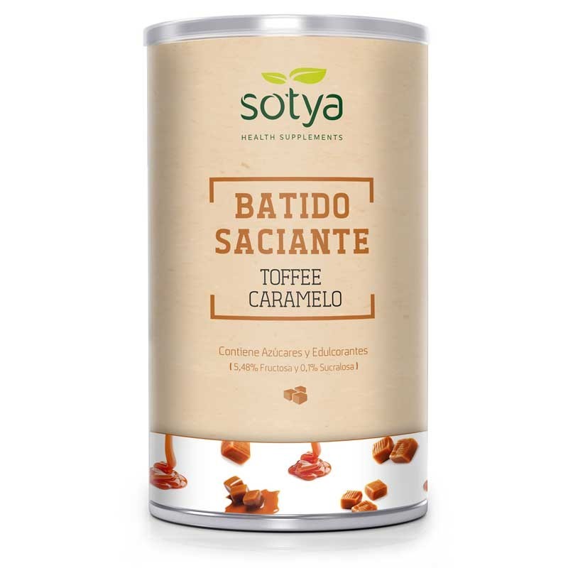BATIDOS SACIANTES 550G POLVO SABOR TOFFEE CARAMELO