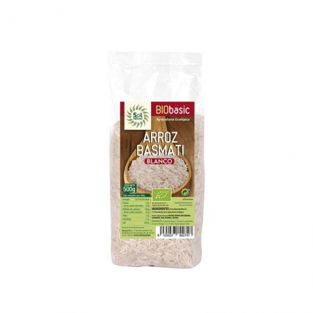 ARROZ BASMATI BLANCO BIO 500 g