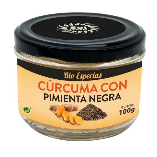 CURCUMA CON PIMIENTA NEGRA BIO 100 g