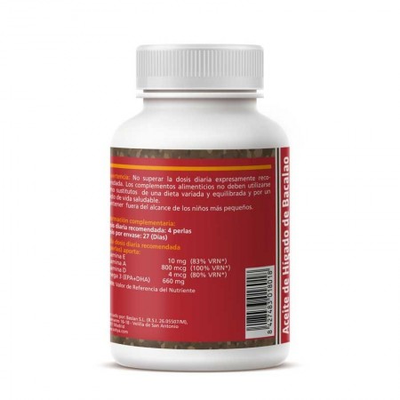 HIGADO BACALAO 685  mg 110 perlas
