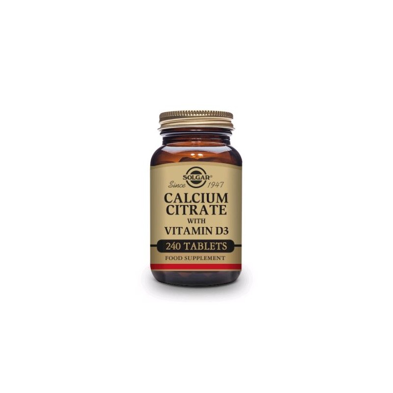 CITRATO DE CALCIO CON VITAMINA D 240 comp