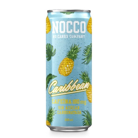 Bebida energetica Caribbean con BCAA 330ml Nocco | Dietisur